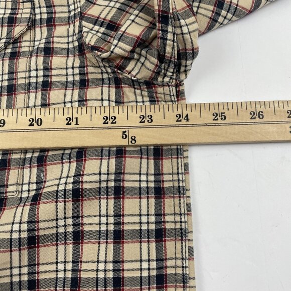 Carhartt Relaxed Fit Button Up Shirt Men’s L Plaid Short Sleeve  Cotton Lot Of 2 - Picture 5 of 12